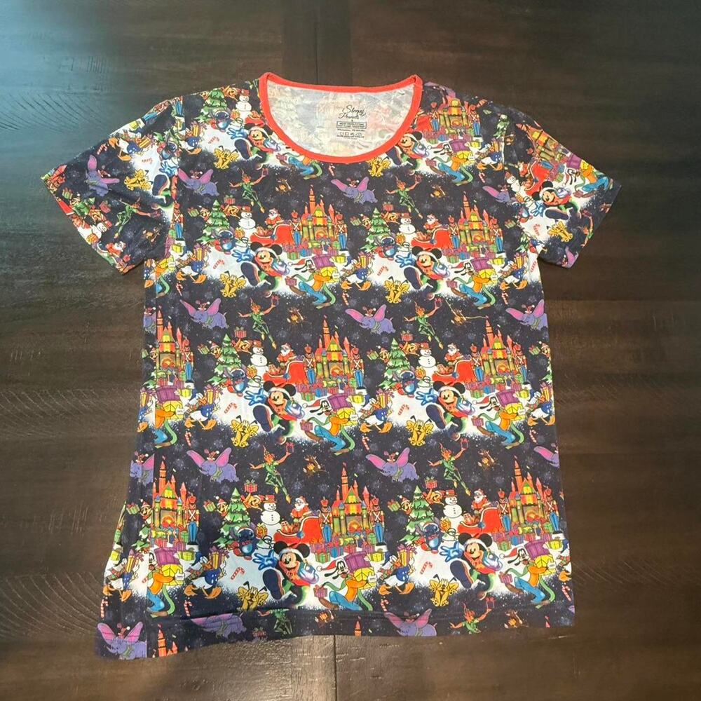 Sleepy peanuts womens pj shirt bamboo small Disney